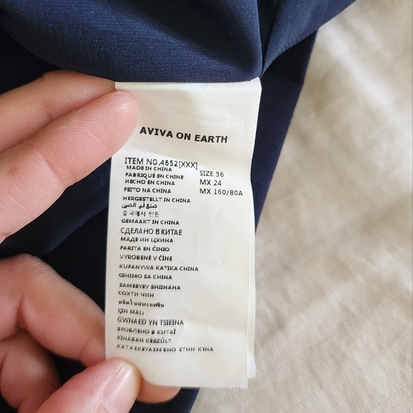 Aviva On Earth Cold Shoulder Ruffle Neckline Sailor Style Dress size 36/ Small - Picture 5 of 7